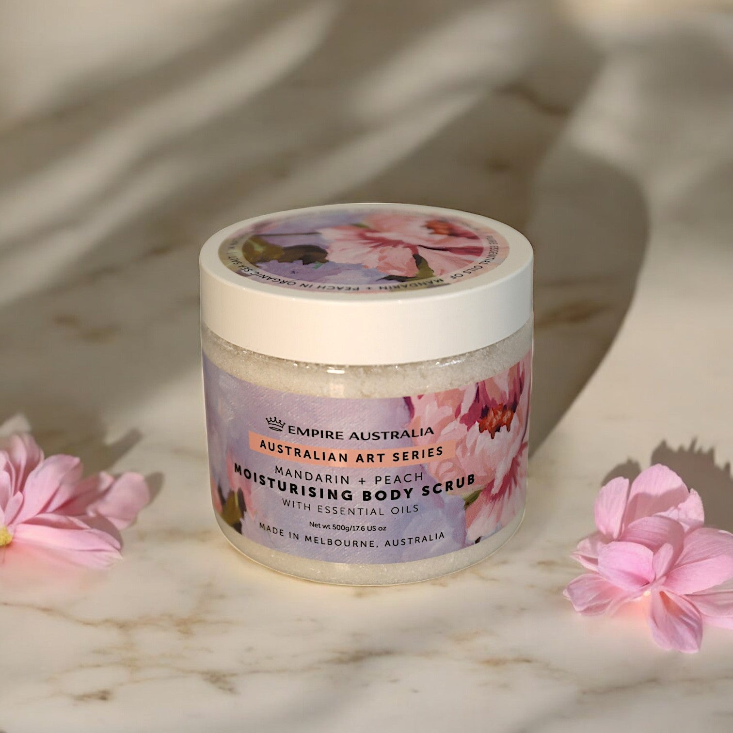 Empire Australia - Art Series Mandarin & Peach Body Scrub 500gm